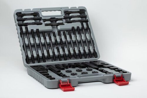58-Piece, 16mm T-Slot Hardware/Toe Clamp Set, 1/2"-13 Thread